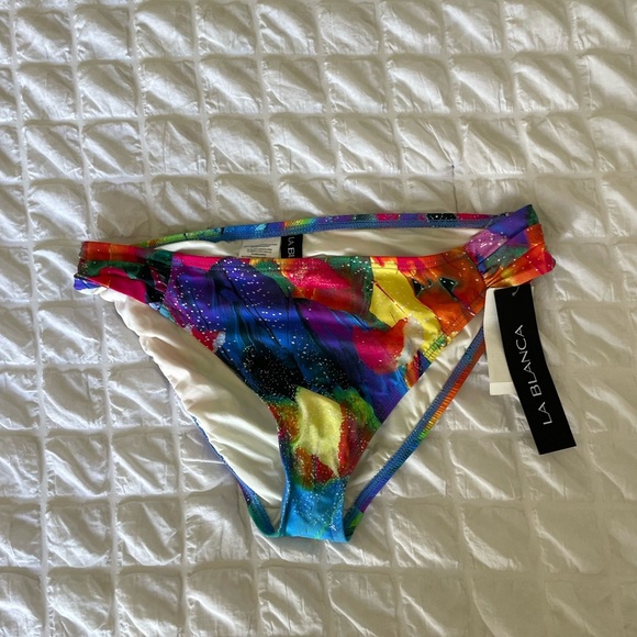La Blanca Multicolor Bikini Bottom - Picture 1 of 8